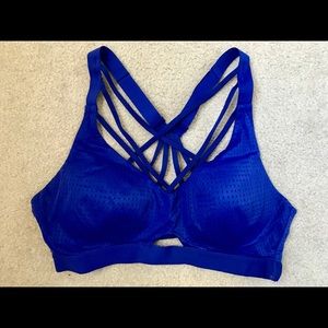 Victoria’s Secret Sport strappy blue sports bra